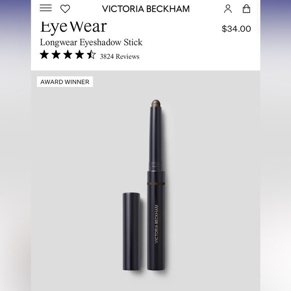 Victoria Beckham Beauty EyeWear Eyeshadow Stick - Bottle Green - Picture 1 of 11